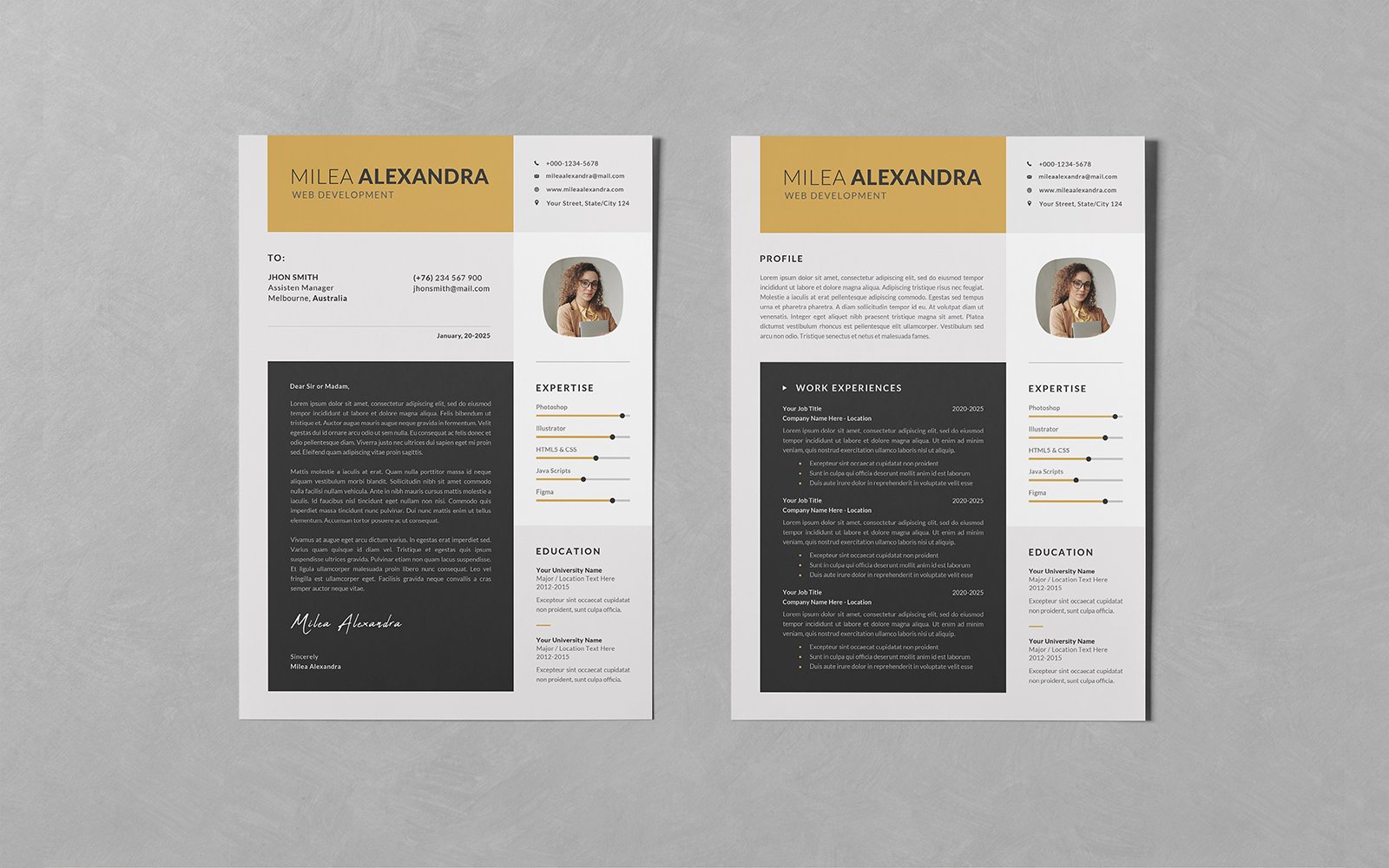 Kit Graphique #306493 Resume Business Divers Modles Web - Logo template Preview