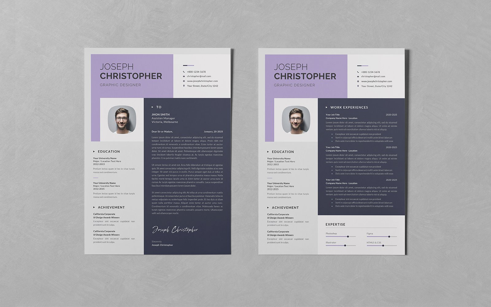 Kit Graphique #306494 Resume Business Divers Modles Web - Logo template Preview