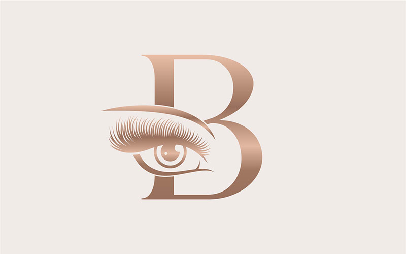 Brand Logo Design Beauty Cosmetic B Logo Template