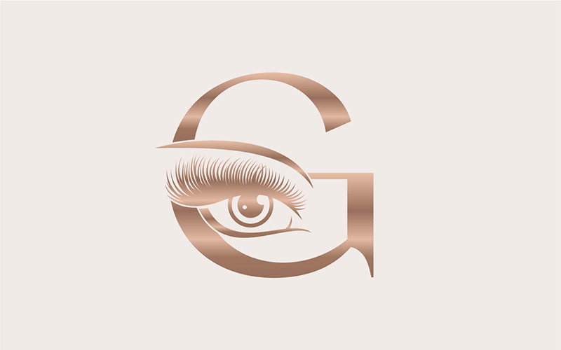 Brand Logo Design Beauty Cosmetic G Logo Template