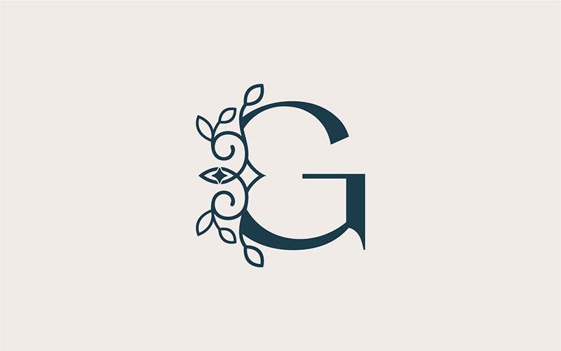 Brand Logo Design Template Beauty Cosmetic G Logo Template