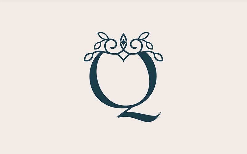 Brand Logo Design Template Beauty Cosmetic Q Logo Template