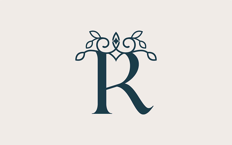 Brand Logo Design Template Beauty Cosmetic R Logo Template