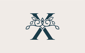 Brand Logo Design Template Beauty Cosmetic X