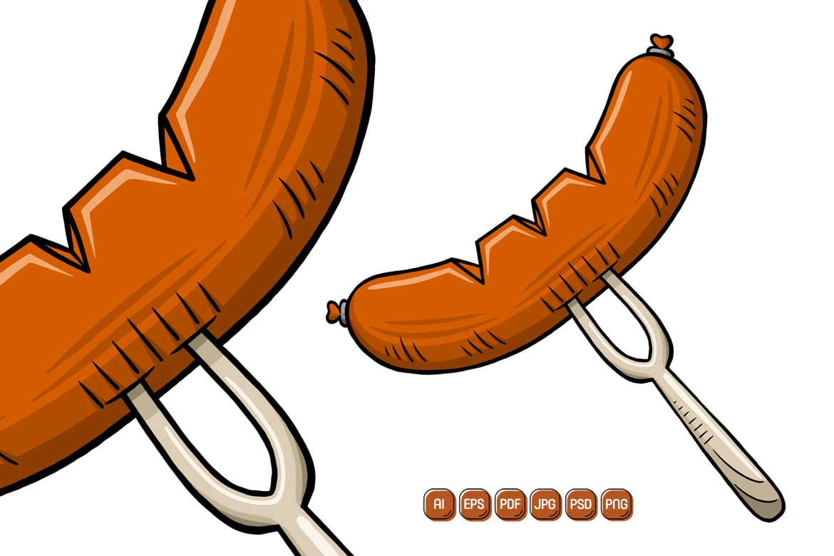 Kit Graphique #306596 Meat Sausage Divers Modles Web - Logo template Preview