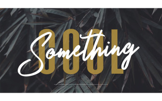 Something Cool Typeface Font