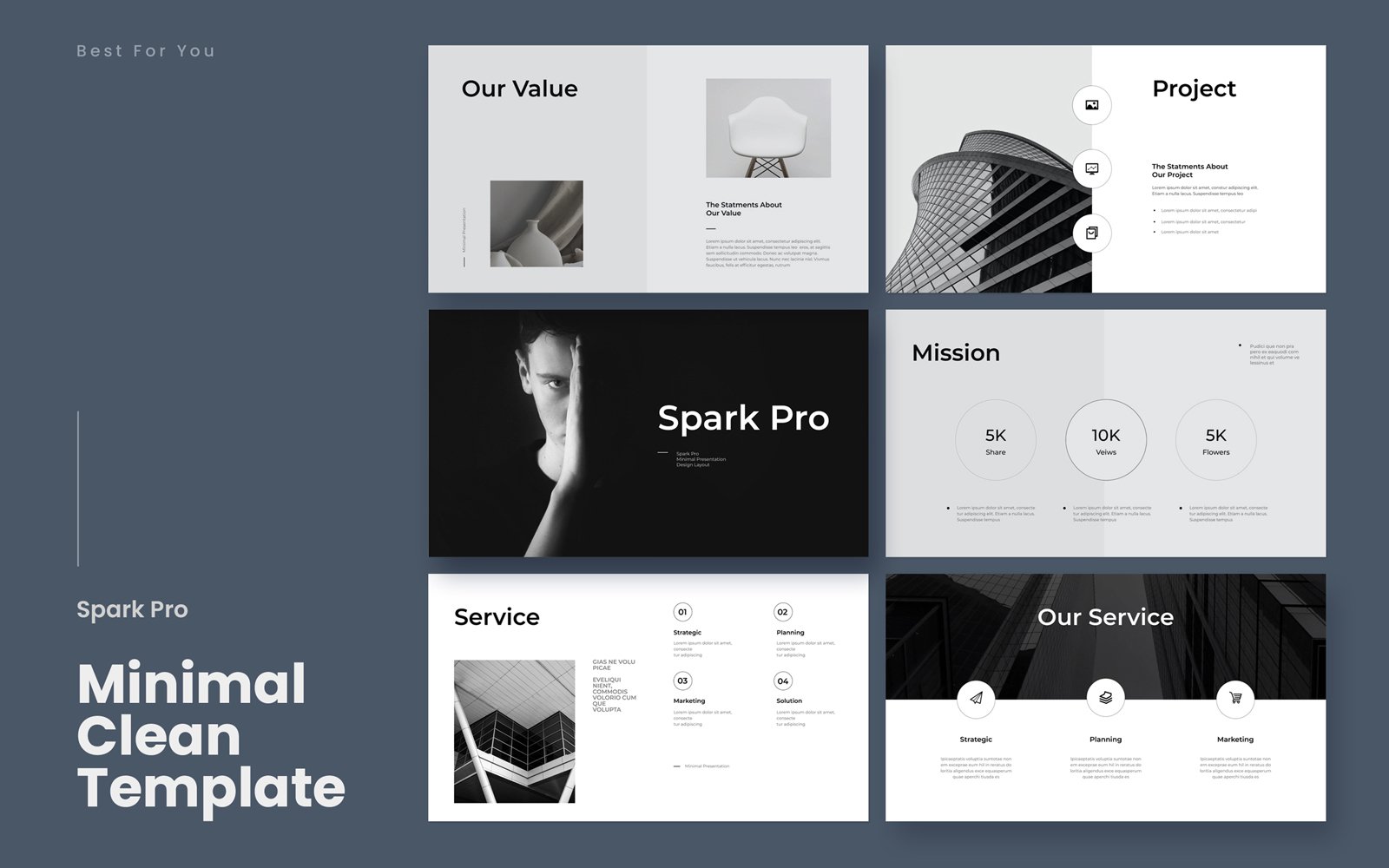 Template #306633 Business Minimal Webdesign Template - Logo template Preview