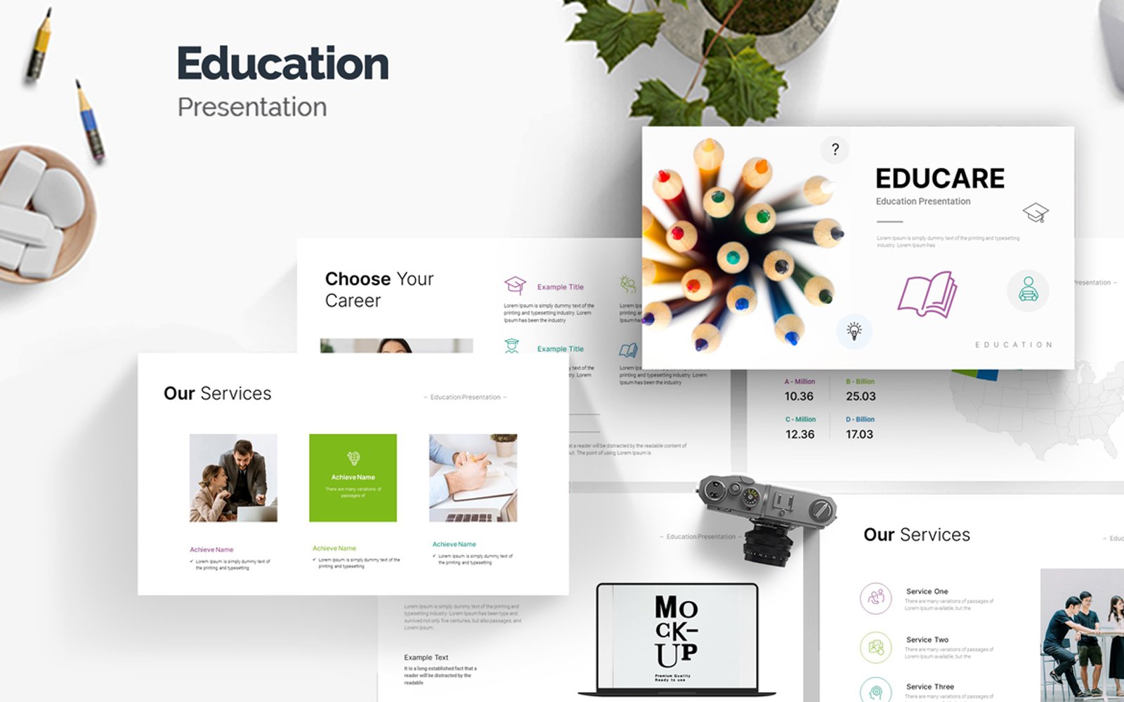 Template #306666 Education Presentation Webdesign Template - Logo template Preview