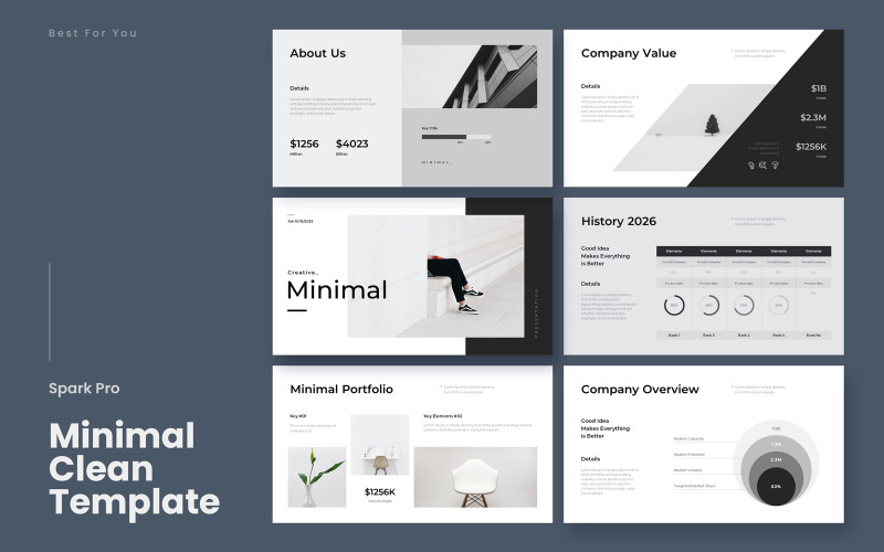 Future Business Layout Template PowerPoint Template