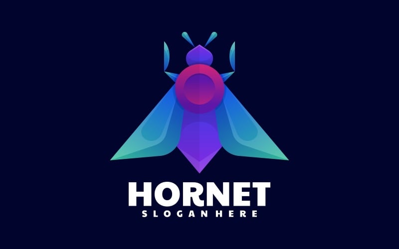 Hornet Gradient Colorful Logo Style Logo Template