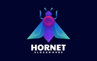 Hornet Gradient Colorful Logo Style