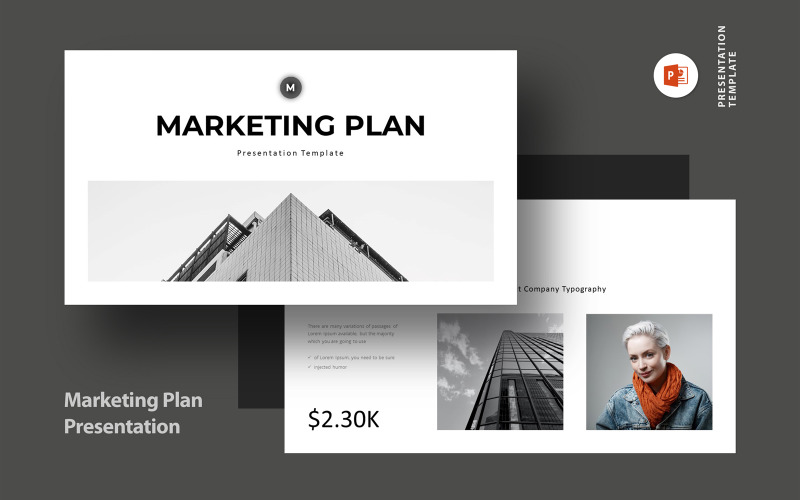 Marketing Plan Presentation Template PowerPoint Template