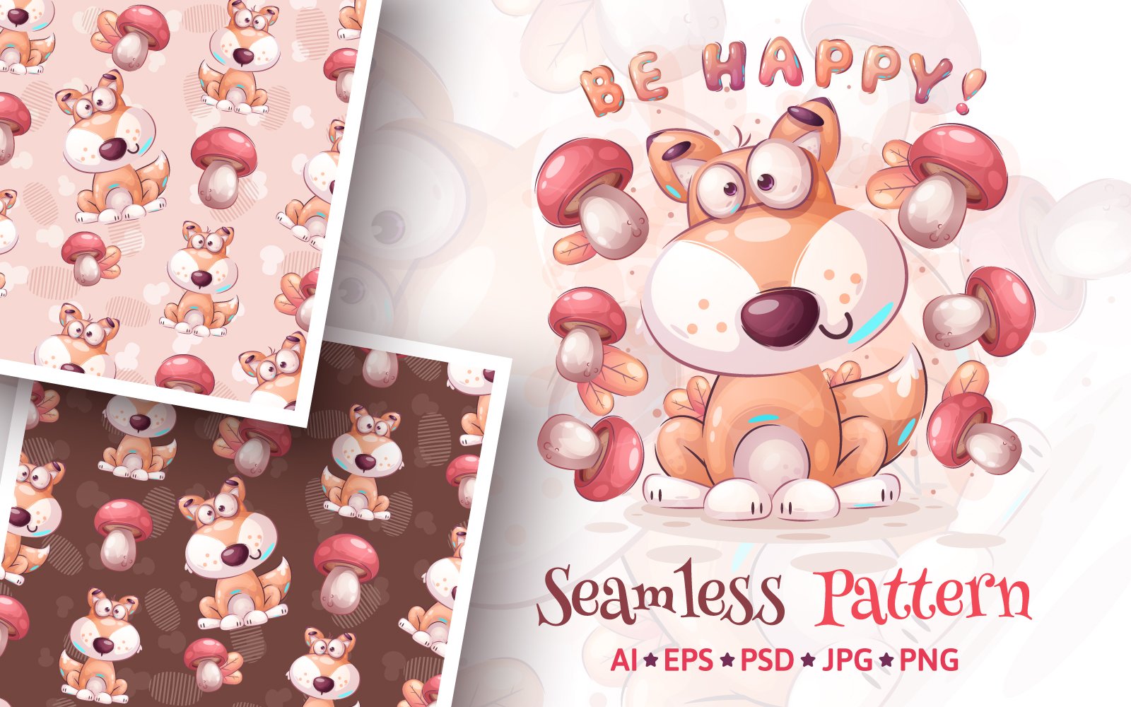 Template #306757 Mushroom Fox Webdesign Template - Logo template Preview