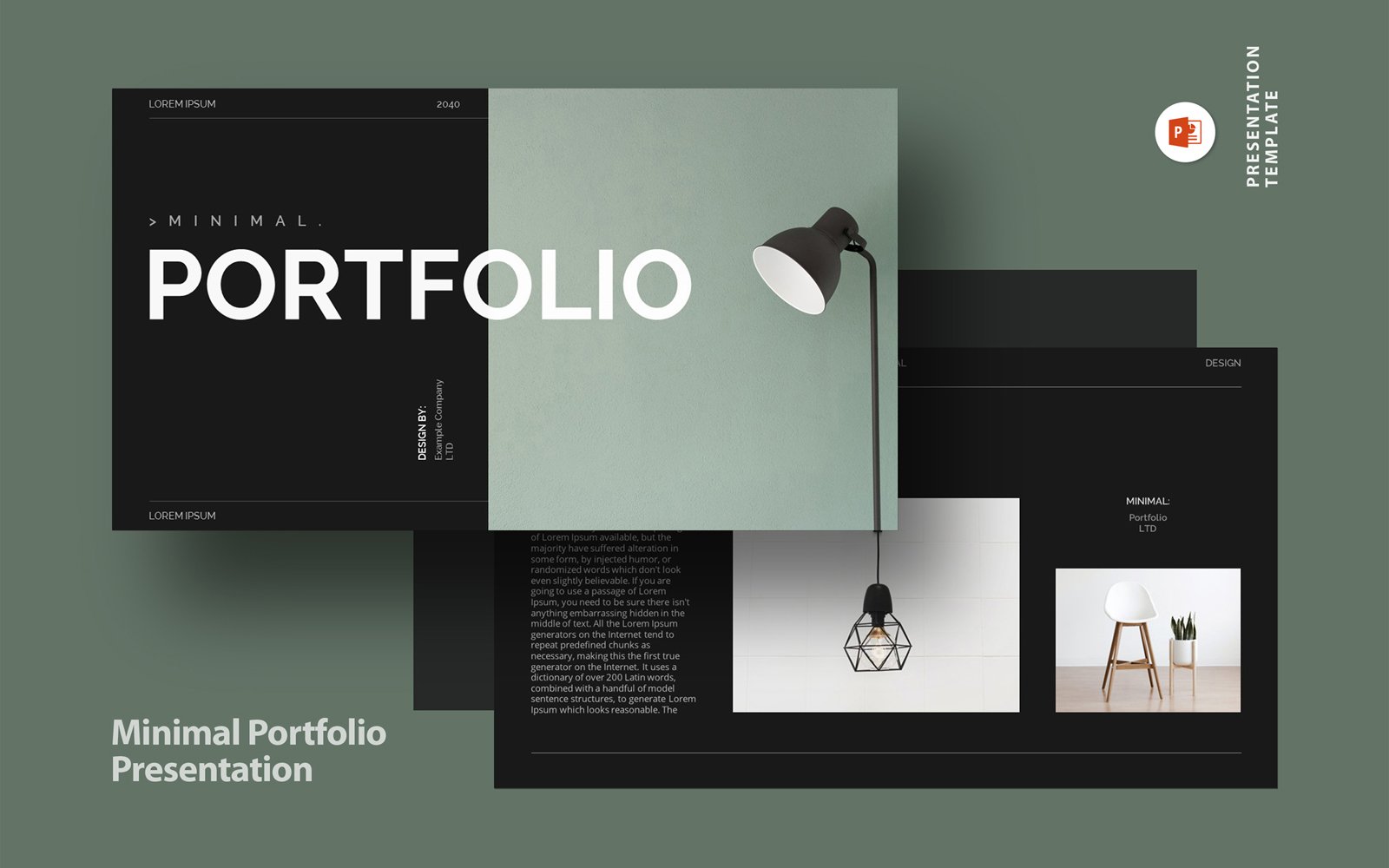 Kit Graphique #306797 Portfolio Presentation Web Design - Logo template Preview