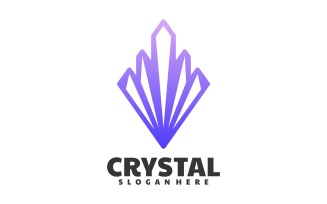 Crystal Line Art Logo Style