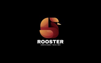 Rooster Gradient Logo Style 8