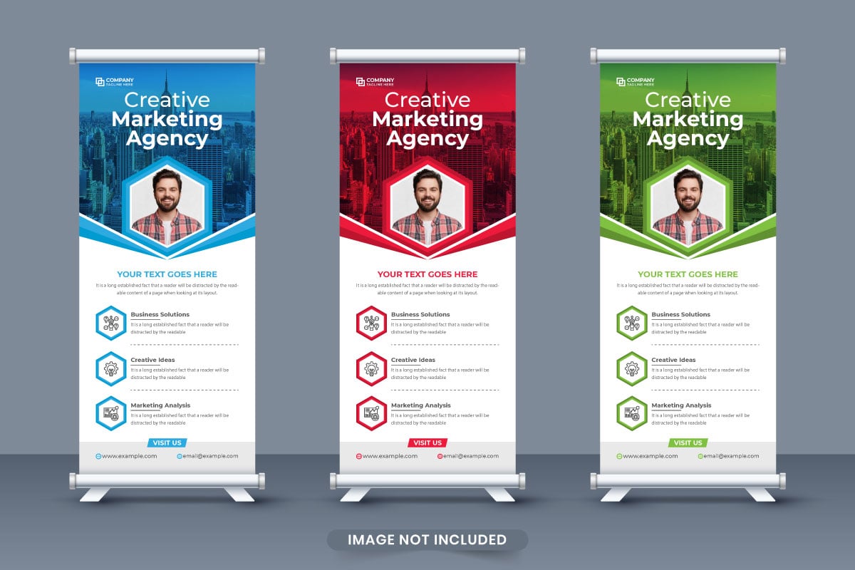 Template #306811 Banner Standee Webdesign Template - Logo template Preview