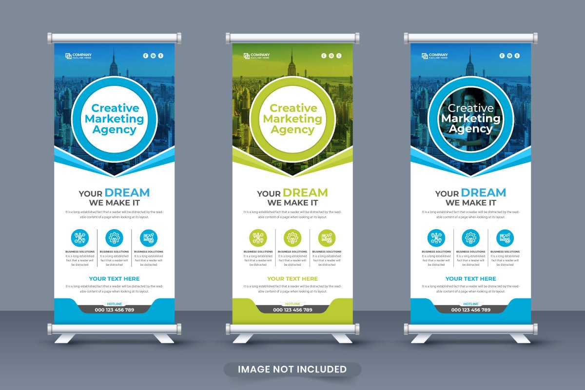 Template #306831 Banner Standee Webdesign Template - Logo template Preview