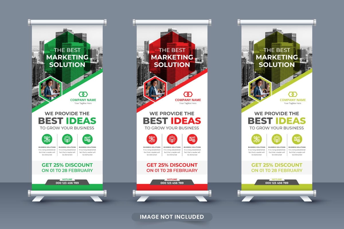 Template #306835 Banner Standee Webdesign Template - Logo template Preview