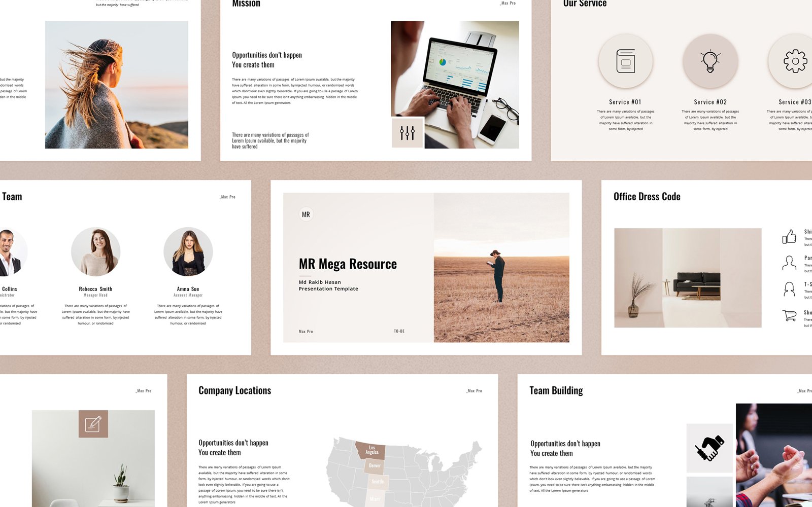 Template #306893 Resource Powerpoint Webdesign Template - Logo template Preview