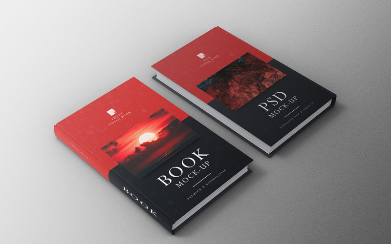 Book Mockup PSD Template Vol 16 Product Mockup
