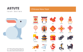 70 Chinese New Year Icons
