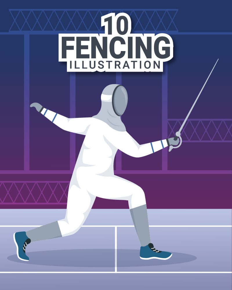 Kit Graphique #306996 Fencing Competition Divers Modles Web - Logo template Preview