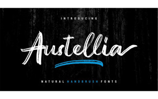 Austellia Script Brush Font