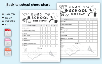 Back To School Planner For Kids Logbook