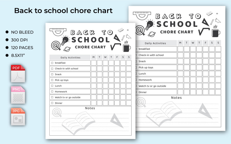 Back To School Planner For Kids Logbook