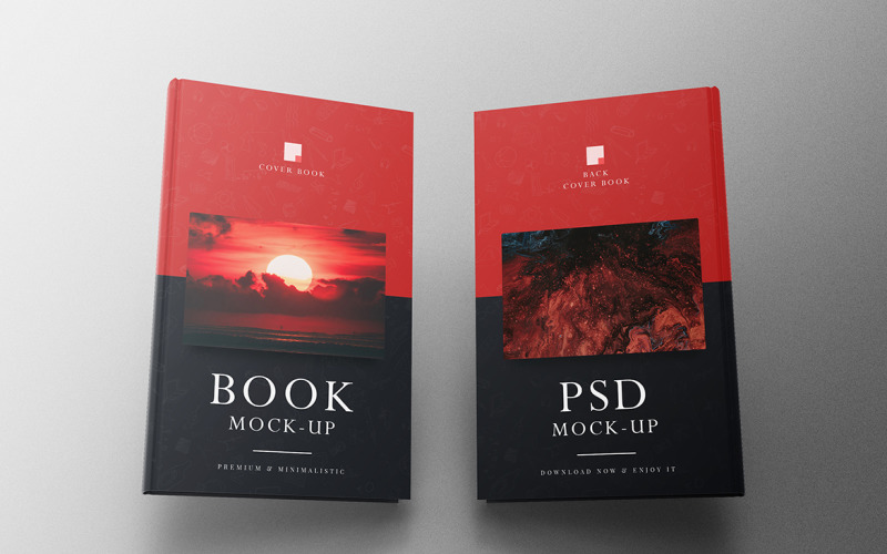 Book Mockup PSD Template Vol 28 Product Mockup