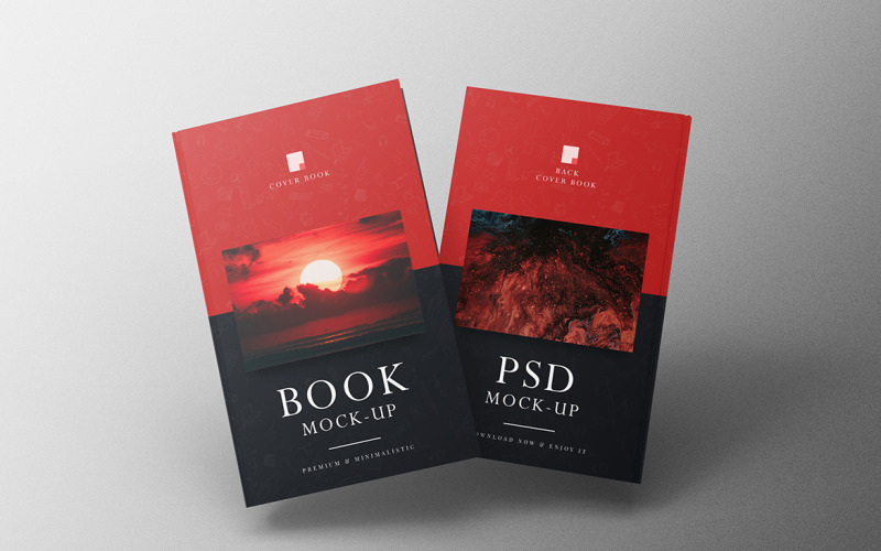 Book Mockup PSD Template Vol 29 Product Mockup