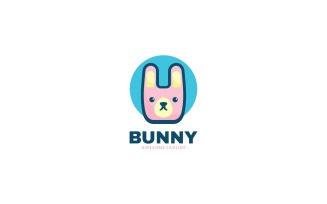 Bunny Simple Mascot Logo Style
