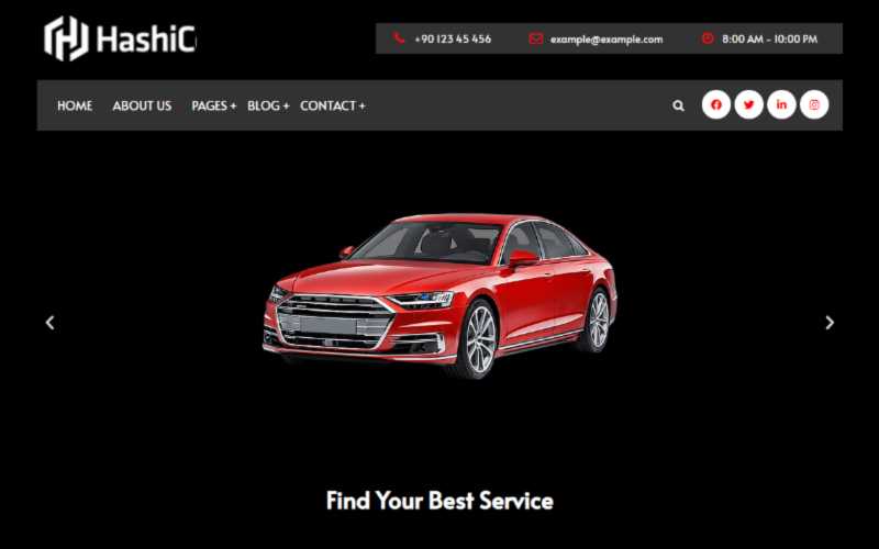 Hachi | Automechanic & Car Rental WordPress Theme
