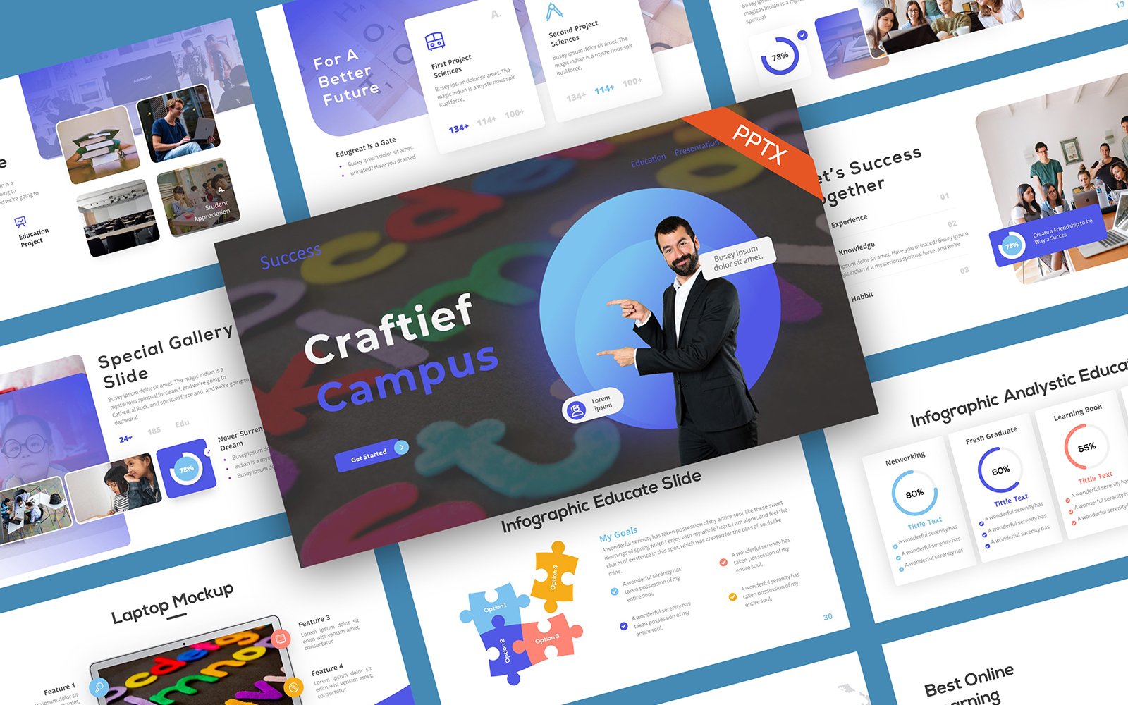 Template #307012 Course Creative Webdesign Template - Logo template Preview