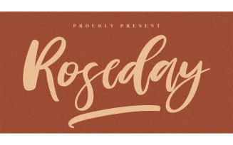 Roseday Handwritten Font - Roseday Handwritten Font