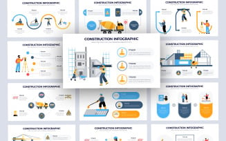 Construction Vector Infographic Keynote Template