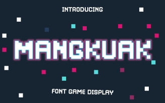 Mangkuak - Display Game Style Font