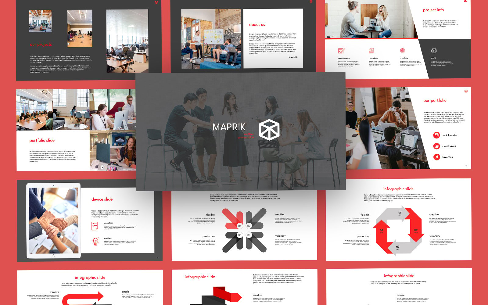Template #307281 Analysis Annual Webdesign Template - Logo template Preview