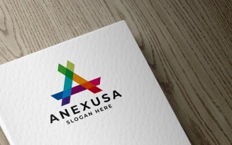 Anexusa Letter A Professional Logo