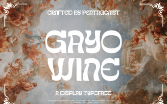 Gayo Wine | FREE for PERSONAL USE Fancy Display