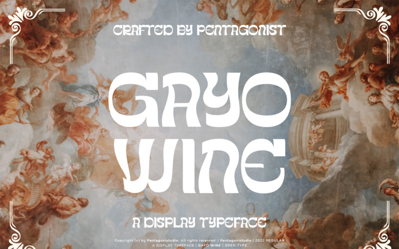 Gayo Wine | FREE for PERSONAL USE Fancy Display Font