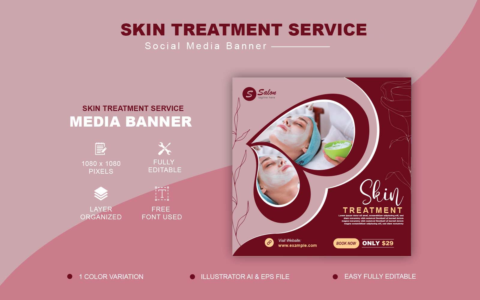 Kit Graphique #307320 Skin Treatment Divers Modles Web - Logo template Preview