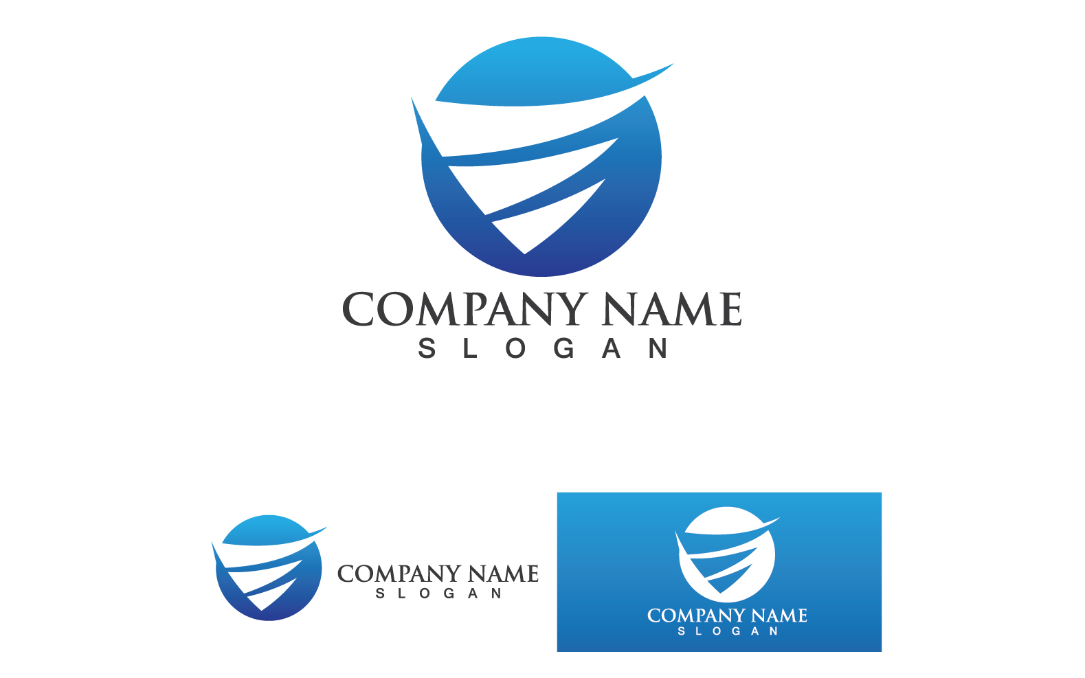 Kit Graphique #307365 Blue Business Divers Modles Web - Logo template Preview