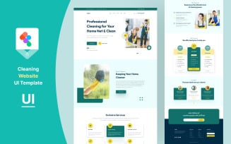 Cleaning Website UI Template