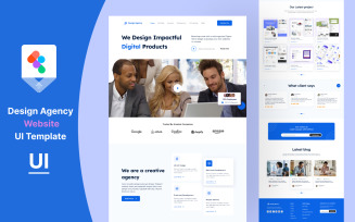 Design Agency Website UI Template