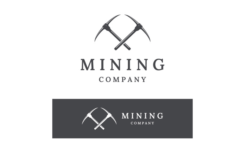 Mining tool logo vector element business 6 Logo Template
