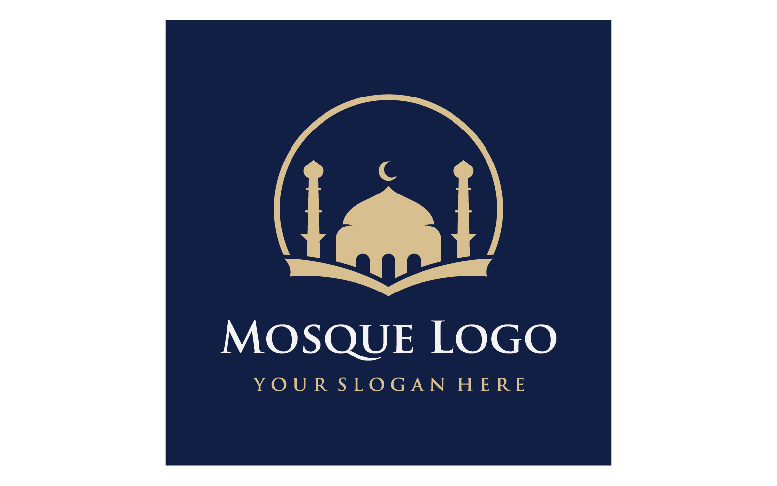 Template #307416 Vector Mosque Webdesign Template - Logo template Preview