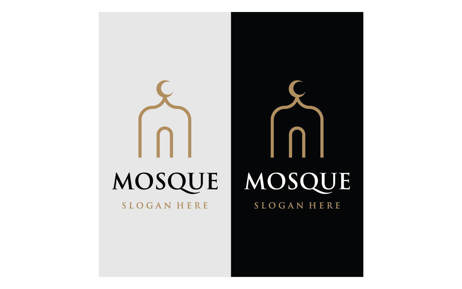 Template #307422 Vector Mosque Webdesign Template - Logo template Preview