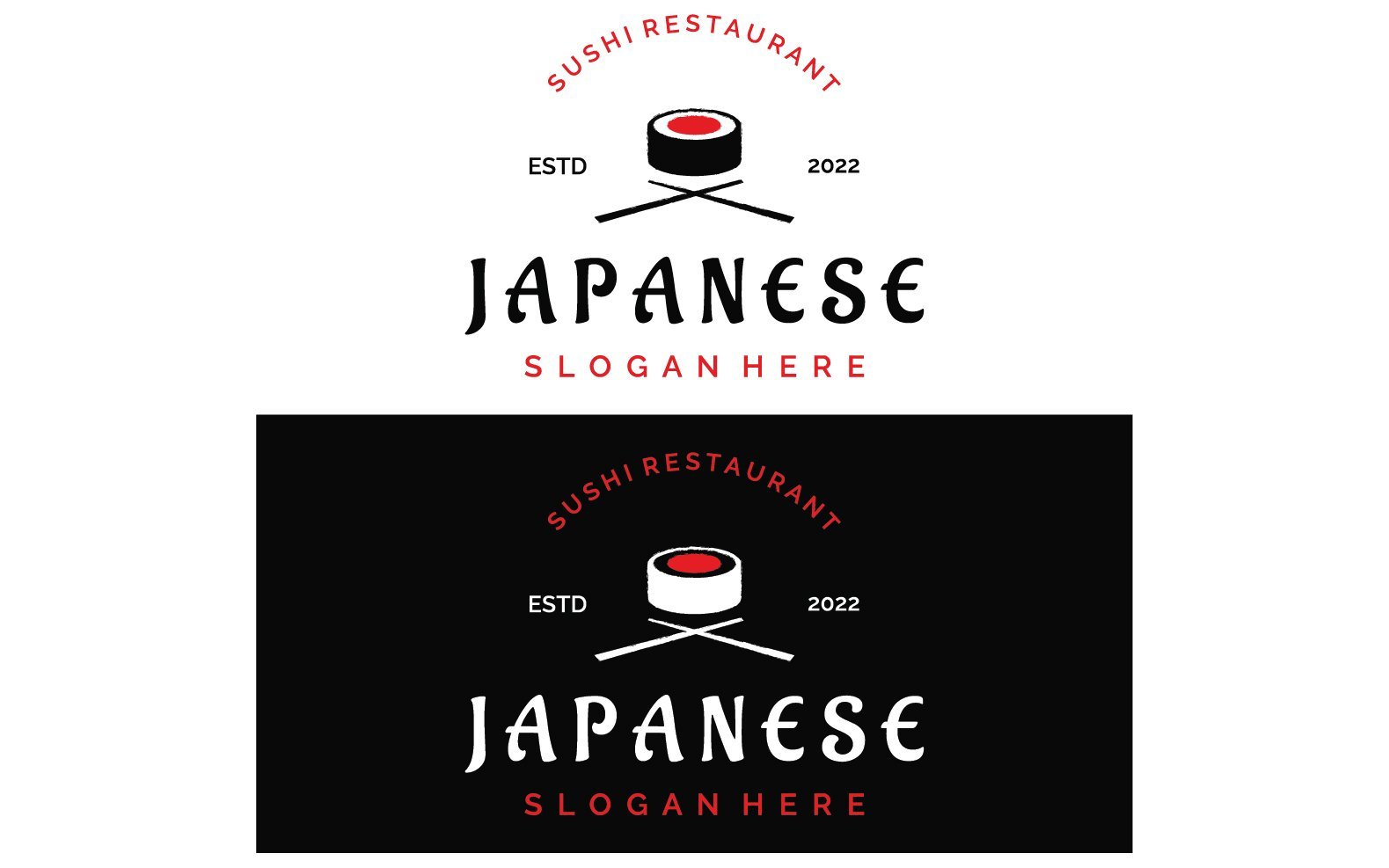Kit Graphique #307463 Sushi Asietique Divers Modles Web - Logo template Preview